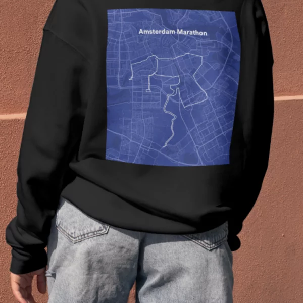 Amsterdam marathon hoodie - Afbeelding 4